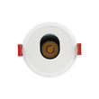 kelvo® ASYMMETRICAL KLV-101-0130 Χωνευτό Downlight Σποτ LED 7W 840lm 15°x30° AC 220-240V IP20 Θερμό Λευκό 2700K - Bridgelux COB Chip & TÜV SÜD Driver - Λευκό Ματ - Μ8.3 x Π8.3 x Υ8.16cm / Q7.25cm - 5 Χρόνια Εγγύηση
