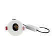 kelvo® ASYMMETRICAL KLV-101-0130 Χωνευτό Downlight Σποτ LED 7W 840lm 15°x30° AC 220-240V IP20 Θερμό Λευκό 2700K - Bridgelux COB Chip & TÜV SÜD Driver - Λευκό Ματ - Μ8.3 x Π8.3 x Υ8.16cm / Q7.25cm - 5 Χρόνια Εγγύηση
