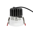 kelvo® PINADO KLV-101-0127 Χωνευτό Downlight Σποτ LED 7W 875lm 15° AC 220-240V IP20 Φυσικό Λευκό 4500K - Bridgelux COB Chip & TÜV SÜD Driver - Λευκό Ματ - Μ8.3 x Π8.3 x Υ8.16cm / Q7.25cm - 5 Χρόνια Εγγύηση