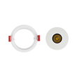 kelvo® PINADO KLV-101-0127 Χωνευτό Downlight Σποτ LED 7W 875lm 15° AC 220-240V IP20 Φυσικό Λευκό 4500K - Bridgelux COB Chip & TÜV SÜD Driver - Λευκό Ματ - Μ8.3 x Π8.3 x Υ8.16cm / Q7.25cm - 5 Χρόνια Εγγύηση