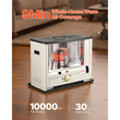 Θερμάστρα Κηροζίνης VEVOR 10000 BTU Εσωτερικής & Εξωτερικής Χρήσης, Φορητή Θερμάστρα Χώρου με Αυτόματη Απενεργοποίηση & Ρυθμιζόμενη Φλόγα & Ανατροπή, για Σπίτι, Γκαράζ, Υπόγειο, Κάμπινγκ, Εργαστήριο και Έκτακτης Ανάγκης, Μαύρο