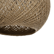 GLOBOSTAR® SOLEI 205-0002 Boho Κρεμαστό Φωτιστικό Οροφής με Ντουί 1 x E27 AC 220-240V IP20 - Μπεζ - M30 x Π30 x Υ35cm