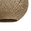 GLOBOSTAR® SOLEI 205-0003 Boho Κρεμαστό Φωτιστικό Οροφής με Ντουί 1 x E27 AC 220-240V IP20 - Μπεζ - M20 x Π20 x Υ25cm