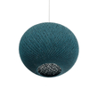 GLOBOSTAR® SOLEI 205-0010 Boho Κρεμαστό Φωτιστικό Οροφής με Ντουί 1 x E27 AC 220-240V IP20 - Τιρκουάζ - M40 x Π40 x Υ45cm
