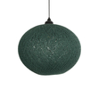 GLOBOSTAR® SOLEI 205-0013 Boho Κρεμαστό Φωτιστικό Οροφής με Ντουί 1 x E27 AC 220-240V IP20 - Πράσινο - M40 x Π40 x Υ45cm