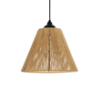 GLOBOSTAR® HUTT 205-0017 Boho Κρεμαστό Φωτιστικό Οροφής με Ντουί 1 x E27 AC 220-240V IP20 - Μπεζ - M25 x Π25 x Υ20cm