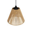 GLOBOSTAR® HUTT 205-0017 Boho Κρεμαστό Φωτιστικό Οροφής με Ντουί 1 x E27 AC 220-240V IP20 - Μπεζ - M25 x Π25 x Υ20cm
