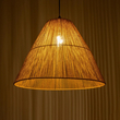 GLOBOSTAR® HUTT 205-0018 Boho Κρεμαστό Φωτιστικό Οροφής με Ντουί 1 x E27 AC 220-240V IP20 - Μπεζ - M50 x Π50 x Υ40cm
