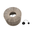GLOBOSTAR® ZYLINDER 205-0022 Boho Κρεμαστό Φωτιστικό Οροφής με Ντουί 1 x E27 AC 220-240V IP20 - Μπεζ - M50 x Π50 x Υ32cm