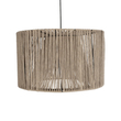 GLOBOSTAR® ZYLINDER 205-0022 Boho Κρεμαστό Φωτιστικό Οροφής με Ντουί 1 x E27 AC 220-240V IP20 - Μπεζ - M50 x Π50 x Υ32cm