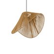 GLOBOSTAR® ELDA 205-0033 Boho Κρεμαστό Φωτιστικό Οροφής με Ντουί 1 x E27 AC 220-240V IP20 - Μπεζ - M68 x Π34 x Υ39cm