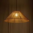 GLOBOSTAR® HATA 205-0037 Boho Κρεμαστό Φωτιστικό Οροφής με Ντουί 1 x E27 AC 220-240V IP20 - Μπεζ - M60 x Π60 x Υ27cm