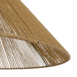 GLOBOSTAR® HATA 205-0037 Boho Κρεμαστό Φωτιστικό Οροφής με Ντουί 1 x E27 AC 220-240V IP20 - Μπεζ - M60 x Π60 x Υ27cm