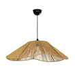GLOBOSTAR® COURBE 205-0039 Boho Κρεμαστό Φωτιστικό Οροφής με Ντουί 1 x E27 AC 220-240V IP20 - Μπεζ - M62 x Π62 x Υ22cm