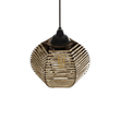 GLOBOSTAR® JUTTI 205-0041 Boho Κρεμαστό Φωτιστικό Οροφής με Ντουί 1 x E27 AC 220-240V IP20 - Μπεζ - M20 x Π20 x Υ18cm