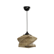 GLOBOSTAR® HUSLE 205-0043 Boho Κρεμαστό Φωτιστικό Οροφής με Ντουί 1 x E27 AC 220-240V IP20 - Μπεζ - M28 x Π28 x Υ19cm