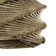 GLOBOSTAR® HUSLE 205-0044 Boho Κρεμαστό Φωτιστικό Οροφής με Ντουί 1 x E27 AC 220-240V IP20 - Μπεζ - M24 x Π24 x Υ21cm