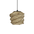 GLOBOSTAR® HUSLE 205-0045 Boho Κρεμαστό Φωτιστικό Οροφής με Ντουί 1 x E27 AC 220-240V IP20 - Μπεζ - M30 x Π30 x Υ28cm