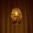 GLOBOSTAR® CASTILLO 205-0046 Boho Κρεμαστό Φωτιστικό Οροφής με Ντουί 1 x E27 AC 220-240V IP20 - Μπεζ - M26 x Π26 x Υ36cm