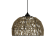 GLOBOSTAR® ARANCIA 205-0047 Boho Κρεμαστό Φωτιστικό Οροφής με Ντουί 1 x E27 AC 220-240V IP20 - Μπεζ - M35 x Π35 x Υ26cm