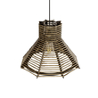 GLOBOSTAR® MEGALISTO 205-0051 Boho Κρεμαστό Φωτιστικό Οροφής με Ντουί 1 x E27 AC 220-240V IP20 - Μπεζ - M40 x Π40 x Υ26cm