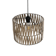 GLOBOSTAR® MARS 205-0054 Boho Κρεμαστό Φωτιστικό Οροφής με Ντουί 1 x E27 AC 220-240V IP20 - Μπεζ - M30 x Π30 x Υ24cm