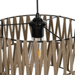 GLOBOSTAR® MARS 205-0054 Boho Κρεμαστό Φωτιστικό Οροφής με Ντουί 1 x E27 AC 220-240V IP20 - Μπεζ - M30 x Π30 x Υ24cm