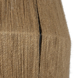 GLOBOSTAR® CONE 205-0057 Boho Κρεμαστό Φωτιστικό Οροφής με Ντουί 1 x E27 AC 220-240V IP20 - Μπεζ - M38 x Π38 x Υ34cm