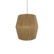 GLOBOSTAR® CONE 205-0058 Boho Κρεμαστό Φωτιστικό Οροφής με Ντουί 1 x E27 AC 220-240V IP20 - Μπεζ - M55 x Π55 x Υ50cm