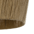 GLOBOSTAR® CONE 205-0058 Boho Κρεμαστό Φωτιστικό Οροφής με Ντουί 1 x E27 AC 220-240V IP20 - Μπεζ - M55 x Π55 x Υ50cm