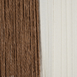 GLOBOSTAR® TAG 205-0060 Boho Κρεμαστό Φωτιστικό Οροφής με Ντουί 1 x E27 AC 220-240V IP20 - Μπεζ & Καφέ - M60 x Π60 x 35cm