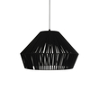 GLOBOSTAR® NUI 205-0062 Boho Κρεμαστό Φωτιστικό Οροφής με Ντουί 1 x E27 AC 220-240V IP20 - Μαύρο - M60 x Π60 x Υ41cm