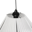 GLOBOSTAR® NUI 205-0063 Boho Κρεμαστό Φωτιστικό Οροφής με Ντουί 1 x E27 AC 220-240V IP20 - Λευκό - M36 x Π36 x Υ27cm