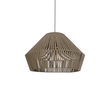 GLOBOSTAR® NUI 205-0068 Boho Κρεμαστό Φωτιστικό Οροφής με Ντουί 1 x E27 AC 220-240V IP20 - Μπεζ - M60 x Π60 x Υ41cm