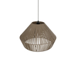 GLOBOSTAR® NUI 205-0068 Boho Κρεμαστό Φωτιστικό Οροφής με Ντουί 1 x E27 AC 220-240V IP20 - Μπεζ - M60 x Π60 x Υ41cm