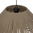 GLOBOSTAR® NUI 205-0068 Boho Κρεμαστό Φωτιστικό Οροφής με Ντουί 1 x E27 AC 220-240V IP20 - Μπεζ - M60 x Π60 x Υ41cm