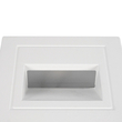 kelvo® STEPART KLV-101-0079 Μοντέρνο Χωνευτό Φωτιστικό Σκαλοπατιού - Διαδρόμου LED 3W 375lm 45° AC 220-240V Αδιάβροχο IP65 Θερμό Λευκό 2700K - Lumileds SMD Chip & TÜV SÜD Driver - Λευκό Ματ - Μ8.5 x Π5 x Υ8.5cm / Q6.72 x 6.72cm - 5 Χρόνια Εγγύηση