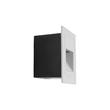 kelvo® STEPART KLV-101-0079 Μοντέρνο Χωνευτό Φωτιστικό Σκαλοπατιού - Διαδρόμου LED 3W 375lm 45° AC 220-240V Αδιάβροχο IP65 Θερμό Λευκό 2700K - Lumileds SMD Chip & TÜV SÜD Driver - Λευκό Ματ - Μ8.5 x Π5 x Υ8.5cm / Q6.72 x 6.72cm - 5 Χρόνια Εγγύηση