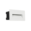 kelvo® STEPART KLV-101-0082 Μοντέρνο Χωνευτό Φωτιστικό Σκαλοπατιού - Διαδρόμου LED 3W 375lm 45° AC 220-240V Αδιάβροχο IP65 Θερμό Λευκό 2700K - Lumileds SMD Chip & TÜV SÜD Driver - Λευκό Ματ - Μ10.5 x Π4.5 x Υ6cm / Q9.12 x 4.49cm - 5 Χρόνια Εγγύηση
