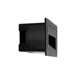 kelvo® STEPART KLV-101-0080 Μοντέρνο Χωνευτό Φωτιστικό Σκαλοπατιού - Διαδρόμου LED 3W 375lm 45° AC 220-240V Αδιάβροχο IP65 Θερμό Λευκό 2700K - Lumileds SMD Chip & TÜV SÜD Driver - Μαύρο Ματ - Μ10.5 x Π4.5 x Υ6cm / Q9.12 x 4.49cm - 5 Χρόνια Εγγύηση