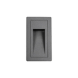 kelvo® STEPART KLV-101-0090 Μοντέρνο Χωνευτό Φωτιστικό Σκαλοπατιού - Διαδρόμου LED 3W 375lm 45° AC 220-240V Αδιάβροχο IP65 Θερμό Λευκό 2700K - Lumileds SMD Chip & TÜV SÜD Driver - Γκρι Ανθρακί Ματ - Μ6 x Π5.5 x Υ10cm / Q5 x 9.61cm - 5 Χρόνια Εγγύηση