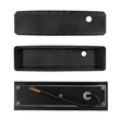 kelvo® STEPART KLV-101-0092 Μοντέρνο Χωνευτό Φωτιστικό Σκαλοπατιού - Διαδρόμου LED 7W 735lm 45° AC 220-240V Αδιάβροχο IP65 Θερμό Λευκό 2700K - Lumileds SMD Chip & TÜV SÜD Driver - Μαύρο Ματ - Μ6.5 x Π6.5 x Υ21cm / Q5.41 x 18.9cm - 5 Χρόνια Εγγύηση