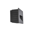 kelvo® STEPART KLV-101-0084 Μοντέρνο Χωνευτό Φωτιστικό Σκαλοπατιού - Διαδρόμου LED 6W 750lm 45° AC 220-240V Αδιάβροχο IP65 Θερμό Λευκό 2700K - Lumileds SMD Chip & TÜV SÜD Driver - Γκρι Ανθρακί Ματ - Μ11.5 x Π5.3 x Υ8.3cm / Q10.63 x 7.61cm - 5 Χρόνια Εγγύηση