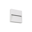 kelvo® STEPART KLV-101-0106 Μοντέρνο Φωτιστικό Σκαλοπατιού - Διαδρόμου LED 4W 500lm 45° AC 220-240V Αδιάβροχο IP65 Θερμό Λευκό 2700K - Lumileds SMD Chip & TÜV SÜD Driver - Λευκό Ματ - Μ15 x Π3.5 x Υ15cm - 5 Χρόνια Εγγύηση