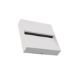 kelvo® STEPART KLV-101-0106 Μοντέρνο Φωτιστικό Σκαλοπατιού - Διαδρόμου LED 4W 500lm 45° AC 220-240V Αδιάβροχο IP65 Θερμό Λευκό 2700K - Lumileds SMD Chip & TÜV SÜD Driver - Λευκό Ματ - Μ15 x Π3.5 x Υ15cm - 5 Χρόνια Εγγύηση