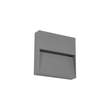 kelvo® STEPART KLV-101-0105 Μοντέρνο Φωτιστικό Σκαλοπατιού - Διαδρόμου LED 4W 500lm 45° AC 220-240V Αδιάβροχο IP65 Θερμό Λευκό 2700K - Lumileds SMD Chip & TÜV SÜD Driver - Γκρι Ανθρακί Ματ - Μ15 x Π3.5 x Υ15cm - 5 Χρόνια Εγγύηση