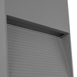 kelvo® STEPART KLV-101-0105 Μοντέρνο Φωτιστικό Σκαλοπατιού - Διαδρόμου LED 4W 500lm 45° AC 220-240V Αδιάβροχο IP65 Θερμό Λευκό 2700K - Lumileds SMD Chip & TÜV SÜD Driver - Γκρι Ανθρακί Ματ - Μ15 x Π3.5 x Υ15cm - 5 Χρόνια Εγγύηση