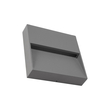 kelvo® STEPART KLV-101-0105 Μοντέρνο Φωτιστικό Σκαλοπατιού - Διαδρόμου LED 4W 500lm 45° AC 220-240V Αδιάβροχο IP65 Θερμό Λευκό 2700K - Lumileds SMD Chip & TÜV SÜD Driver - Γκρι Ανθρακί Ματ - Μ15 x Π3.5 x Υ15cm - 5 Χρόνια Εγγύηση