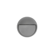 kelvo® STEPART KLV-101-0096 Μοντέρνο Φωτιστικό Σκαλοπατιού - Διαδρόμου LED 3W 375lm 45° AC 220-240V Αδιάβροχο IP65 Θερμό Λευκό 2700K - Lumileds SMD Chip & TÜV SÜD Driver - Γκρι Ανθρακί Ματ - Μ16 x Π8 x Υ16cm - 5 Χρόνια Εγγύηση