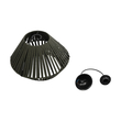 GLOBOSTAR® NUI 205-0069 Boho Κρεμαστό Φωτιστικό Οροφής με Ντουί 1 x E27 AC 220-240V IP20 - Πρασίνο - M36 x Π36 x Υ27cm